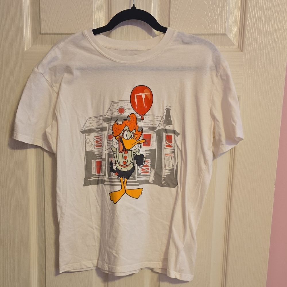 Warner Bros Black and‎ White IT Logo Tee